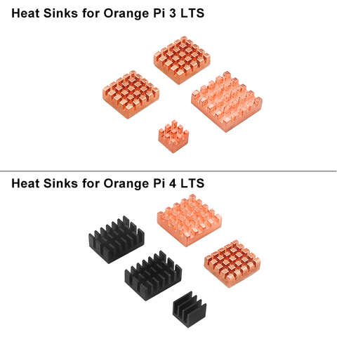 Радиатор Orange Pi 3 LTS / Orange Pi 4 LTS, радиатор из алюминиевого сплава, медный кулер в комплекте, Пассивный Охлаждающий радиатор для демонстрационной платы 1005004139227052