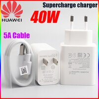 Оригинальное быстрое зарядное устройство HUAWEI 40 Вт Кабель Supercharge Type C для HUAWEI P30 P40 P10 P20 Pro lite Mate 9 10 Pro Mate 20 V20 1005004145368941