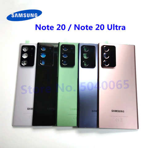 Сменная задняя панель Note 20, стеклянная задняя крышка батарейного отсека для Samsung Galaxy Note20 N980 N985, задняя крышка корпуса 1005004146785365