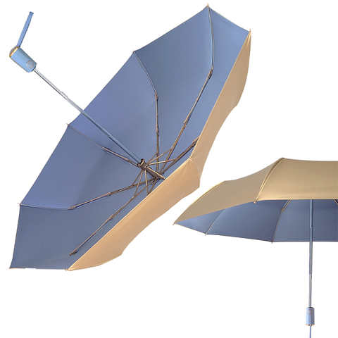Женский автоматический зонт, мужской зонт с защитой от УФ-лучей UPF50 + Зонт для защиты от солнца, ветрозащитные зонты, титановые и золотые искусственные Зонты 1005004158534844