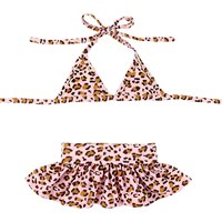 Женский леопардовый купальник, пляжный купальник, искусственная юбка, нарядное платье, костюмы для собак, летняя одежда для маленьких детей, Бостон 1005004159689324