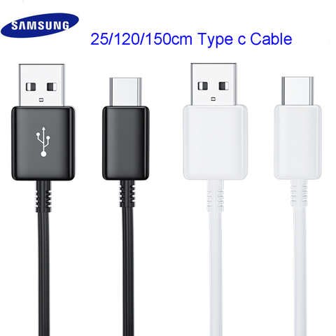 Оригинальный кабель Samsung типа C 1,2/1,5 м, кабель для быстрой зарядки и передачи данных для samsung Galaxy S8 S9 Plus S10 Note 8 9 10 A3/A5/A7 2017 1005004161172404
