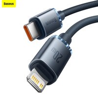 Baseus 20 Вт USB C кабель для iPhone 13 12 11 Pro Max XR 8 PD Быстрая зарядка для iPhone зарядный кабель для MacBook iPad Type C кабель 1005004169518486