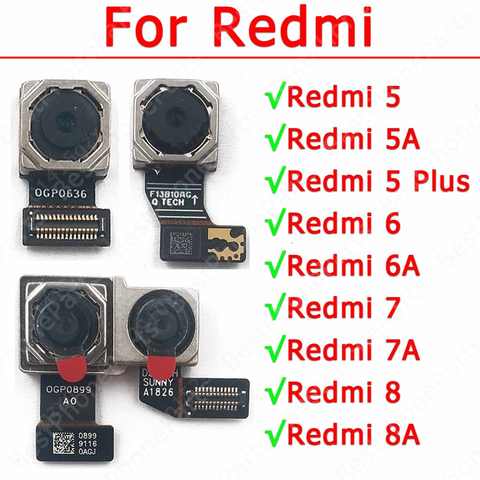 Оригинальная камера заднего вида для Xiaomi Redmi 5 Plus, 5A, 6, 6A, 7, 7A, 8, 8A, модуль камеры заднего вида, запасные части для ремонта 1005004170270420