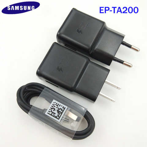 Оригинальное быстрое зарядное устройство Samsung ЕС/США 9 В/120 А, адаптер для зарядки см, USB C кабель Galaxy M20 M30 M40 A21 A31 A51 A71 A22 A21S S10 S9 1005004181390801
