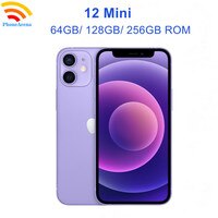 Оригинальный мобильный телефон iPhone 12 Mini 5G, разблокированный, экран 5,4 дюйма, 64 ГБ/128 ГБ, Super Retina XDR OLED, сканер лица, IOS, NFC 1005004193116869