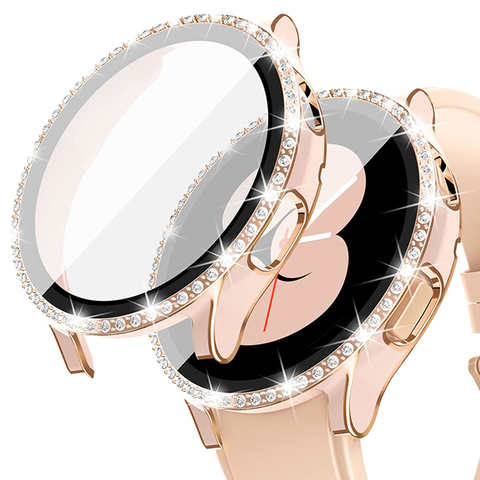 Чехол для часов Samsung Galaxy Watch 4 40 мм 44 мм, Алмазный чехол, универсальный защитный бампер для Galaxy Watch 4 1005004198369296