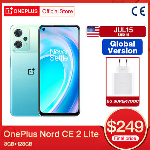 OnePlus Nord CE 2 Lite Snapdragon 695 5G 8GB 128GB Мобильный телефон 33W быстрая зарядка 120 Гц дисплей Android 1005004212203433