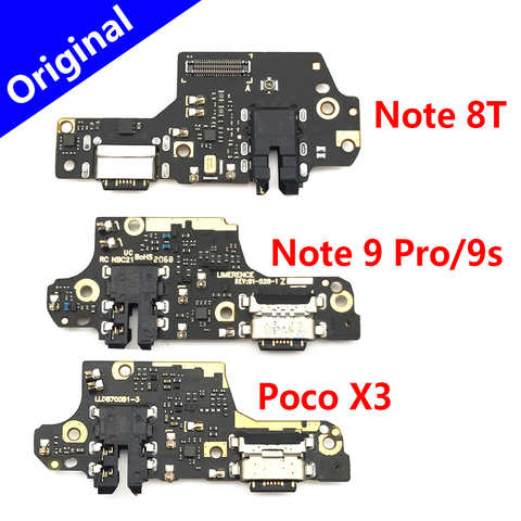 Оригинальное зарядное устройство USB, зарядный порт для Xiaomi Poco X3 Pro / Redmi Note 8T 9S 9 Pro, док-разъем, микрофонная плата, гибкий кабель 1005004216391676