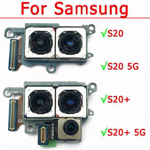 Оригинальная задняя камера для Samsung Galaxy S20 S20 + Plus 5G, модуль камеры, замена, задний вид, ремонт, гибкие запасные части 1005004216867420