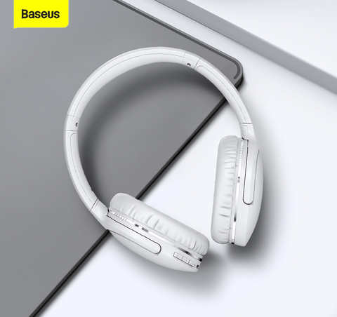 Baseus D02 Pro беспроводные Bluetooth наушники HIFI стерео наушники Складная спортивная Гарнитура с аудио кабелем Bluetooth наушники 1005004220424639