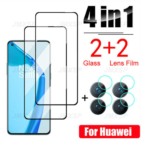 Защитное стекло 4 в 1 для Huawei Nova 8 7 6 SE 8i 7i 4 3 5T 5i 3i 2i, закаленное стекло для Huawei Mate 30 20 10 Lite 20X, пленка для объектива 1005004225229913