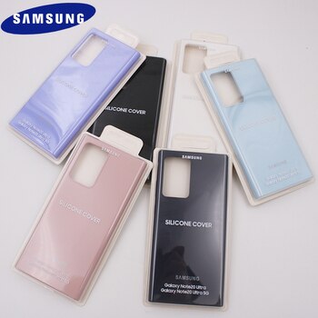 Оригинальный чехол для Samsung Galaxy S21, S22 Plus +, S21, S22, Note 20 Ultra, высококачественный мягкий силиконовый чехол-накладка, защитный чехол и коробка 1005004226034478