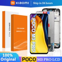 6,5 ''Оригинальный ЖК-дисплей для Xiaomi Poco M3 Pro 5G M2103K19PG M2103K19PI, сенсорный дигитайзер для Poco M3 Pro, экран с рамкой 1005004245812847