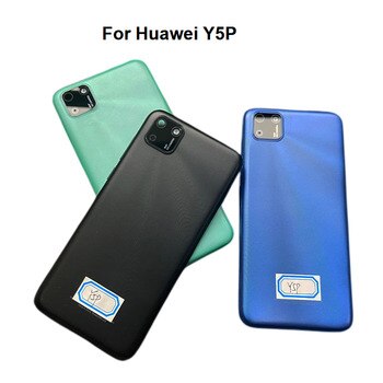 Задняя крышка батарейного отсека 5,45 дюйма для Huawei Y5P 2020, стеклянный корпус, задняя крышка с объективом камеры, сменная Боковая кнопка, новинка 1005004245993701