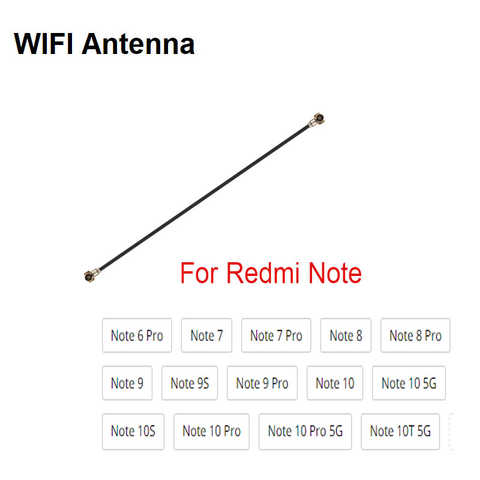 Wi-Fi для Xiaomi Redmi Note 6/7/8/9/9S/10/10S/10T Pro MAX, световая антенна, гибкий кабель, запасные части 1005004250862995
