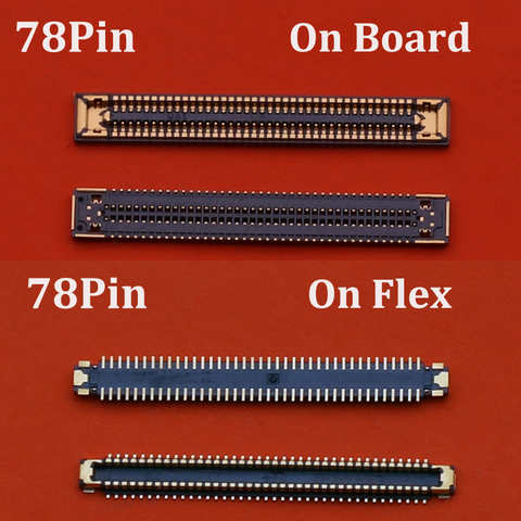 20 шт. 78Pin USB зарядное устройство FPC Разъем для Samsung Galaxy A52 A526 F A525 A32 A42 A72 A725 A82 A826 зарядный порт на материнской плате 1005004267162253