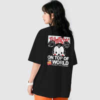 Женская хлопковая футболка с коротким рукавом и принтом Микки, свободного покроя 1005004278144842