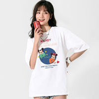 Женская свободная футболка с короткими рукавами, оранжевая дизайнерская рубашка с принтом в стиле Джокера, футболка с короткими рукавами, новинка 2022 1005004280162424