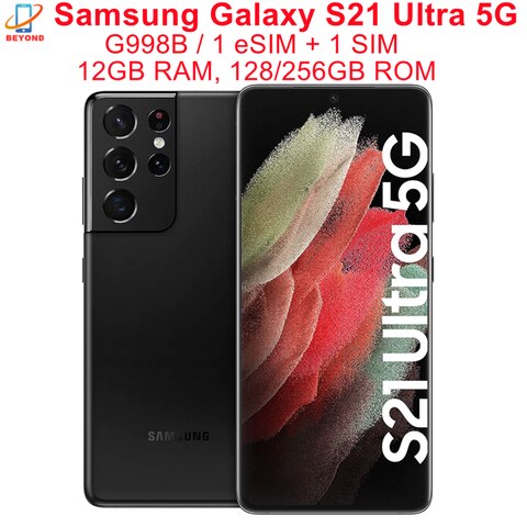 Samsung Galaxy S21 Ultra 5G G998B/DS глобальная версия 6,8 "ROM 128/256/512GB RAM 12/16GB Exynos NFC Оригинальный разблокированный сотовый телефон 1005004282512837