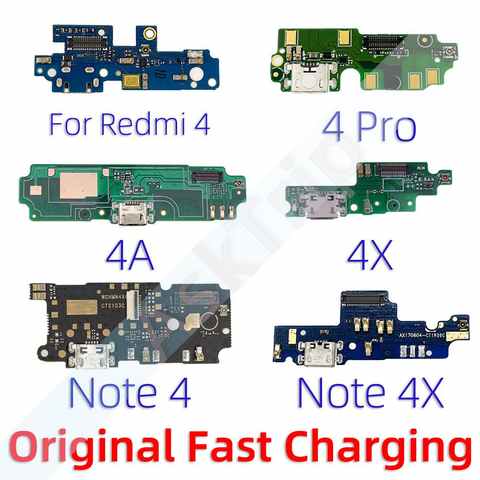 Оригинальное зарядное устройство для быстрой зарядки с USB-портом, разъем для микрофона, печатной платы, док-станция, гибкий кабель для Xiaomi Redmi Note 4 4A 4x Pro Prime GloBal 1005004287695574