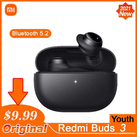 Беспроводные наушники Xiaomi Redmi Buds 3 Lite, TWS, Bluetooth 5,2, беспроводные наушники Redmi Buds 3 Lite Youth с сенсорным управлением 1005004288553983