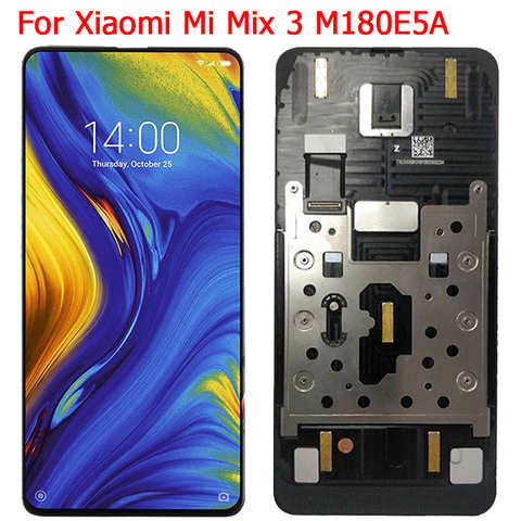Оригинальный ЖК-экран для Xiaomi Mi Mix 3, ЖК-экран с рамкой 6,39 дюйма Mix3, ЖК-дисплей M1810E5A M1810E5GG, сенсорная панель, детали 1005004290126866