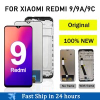 ЖК-дисплей и сенсорный датчик в сборе для Xiaomi Redmi 9 9A 9C, запасные части для Redmi 9 M2004J19AG M2004J19C, оригинал 1005004290691718