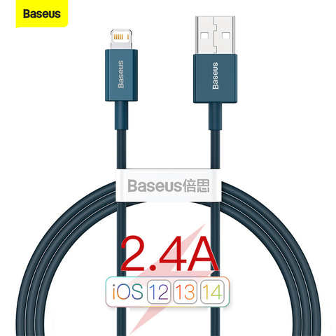Зарядный USB-кабель Baseus для iPhone 13, 12, 11 Pro Max, X, 8, 7, 6 Plus, 6s 1005004292709407