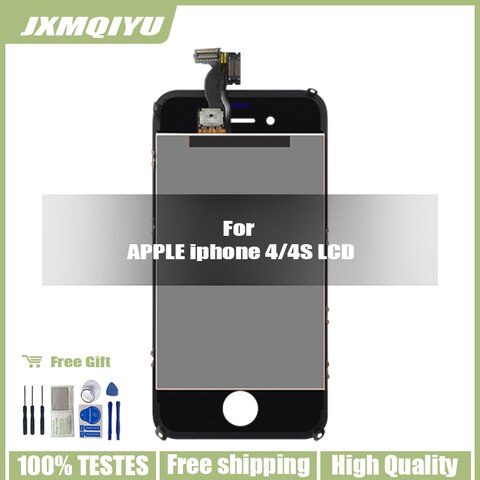 ЖК-дисплей качества AAA для iPhone 4 4S, сенсорный дигитайзер, передняя панель в сборе, ЖК-экран, полная замена, A1332 A1349 A1431 A1387 1005004296089241