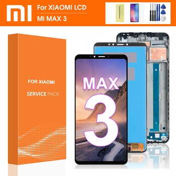 Оригинальный ЖК-дисплей 6,9 дюйма для Xiaomi Max3, сенсорный дигитайзер в сборе для Xiaomi Mi Max 3, сменный ЖК-экран с рамкой 1005004304707547
