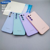 Сверхшелковистый силиконовый чехол для Samsung Galaxy S22Ultra S22Plus S22 + чехол 1005004334459589