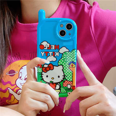 Милый милый чехол Hello Kitty для IPhone 13 13Pro 11Promax X XR XS XSMAX 11 12pro, мягкий чехол для телефона с антенной 1005004341535073