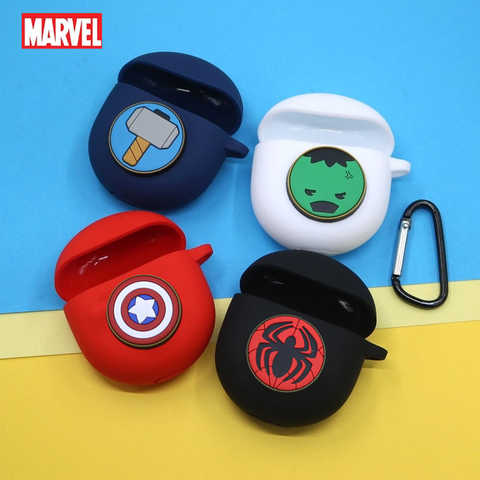 Чехол для наушников Disney Marvel, чехол для наушников Realme Buds Air Pro, силиконовый защитный чехол для беспроводных наушников Buds Air 2 с крючком 1005004362655887