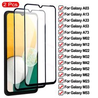 2 шт. закаленное стекло для Samsung Galaxy A03 Core A13 A33 A53 A73 M23 M33 M53 защита для экрана M02 M12 M22 M32 M42 M52 M62 стекло 1005004369488477