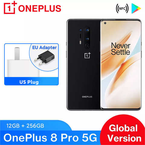 Смартфон глобальная версия Oneplus 8 Pro, Snapdragon 865, 8 ГБ, 128 ГБ, 6,78, 120 Гц, жидкий дисплей, 48 МП, официальный телефон OnePlus 1005004409277439