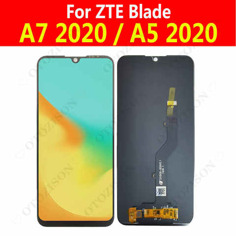 Дисплей 6,09 "A7 2020 для ZTE Blade A5 2020, ЖК-экран с сенсорным датчиком, дигитайзер в сборе, запасные части для телефона, протестирован 1005004427927602