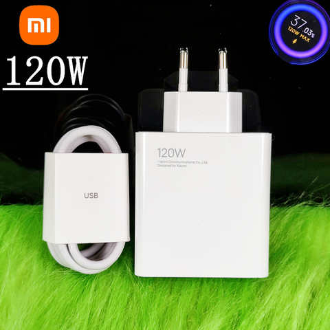 Оригинальное зарядное устройство Xiaomi 11T Pro, 120 Вт, ЕС/США, турбо, быстрая зарядка 6A, USB C кабель для MI 12 pro ultranote 11t pro POCO X3 X4 M4 1005004478063830