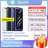 Смартфон xiaomi 6, 5,15 дюйма, 1080x1920 пикселей, Android 7.1.1, сканер отпечатков пальцев, 3350 мАч, быстрая зарядка 1005004486612333