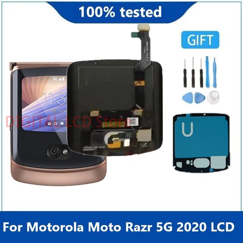 Оригинальный ЖК-дисплей для Motorola Moto Razr Φ 2020 дюймов + дигитайзер сенсорного экрана в сборе, Сменное стекло для Moto Razr 5G 1005004488762779