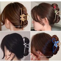 Заколка для волос женская, металлическая, в форме бабочки, крестиком и заколки для волос головная повязка, 2022 1005004528189994