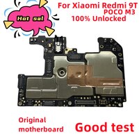 Разблокированная материнская плата для Xiaomi Redmi 9T/POCO M3, оригинальная материнская плата 128 ГБ для Redmi 9T/POCO M3, материнская плата 4 ГБ 128 ГБ ОЗУ 1005004558036285