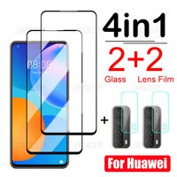 Защитное стекло 4 в 1 для Huawei P30 P20 P10 Lite Pro, закаленное стекло для Huawei P40 P50 Lite P Smart Z 2019, защитная пленка для объектива 1005004594770463