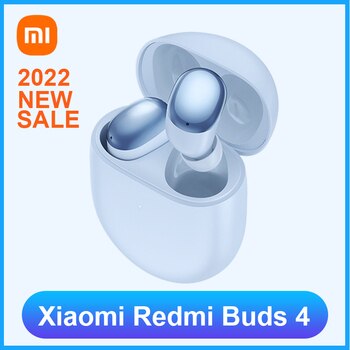 Новинка 2022, Bluetooth-наушники Xiaomi Redmi Buds 4 TWS, настоящие беспроводные наушники IP54 с зарядным чехлом, спортивные наушники-вкладыши синего и белого цвета 1005004701578940