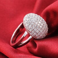 Новое поступление, дизайнерские кольца серебряного цвета, два подарка, обручальные кольца 88 CZ для женщин, оптовая продажа, специальное уникальное R103 1639298815