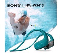 Водонепроницаемая гарнитура Sony WS413 Walkman, mp3 плеер для плавания и бега, встроенные аксессуары 2043633817