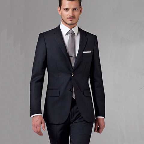 Черный деловой мужской костюм на заказ, Свадебный костюм для мужчин, индивидуальный костюмы индивидуальный пошив смокинг для жениха 32249765246