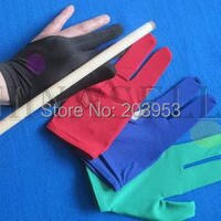 Эластичные перчатки для бильярда, бильярдного кия, перчатки для бильярда с тремя пальцами, перчатки для 8 мячей, перчатки для 9 мячей 32260778705