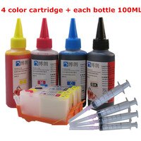 Картридж с чернилами для hp Deskjet 3525/4615/4625/5525/6520/6525, 4 цвета, универсальный, 400 мл 32270076665