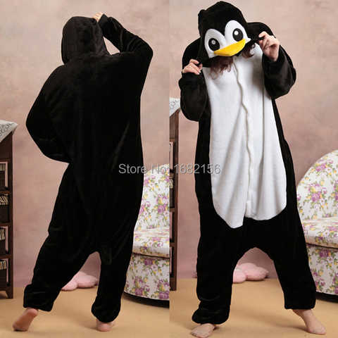 Пижама-кигуруми в виде черного пингвина 32287839338